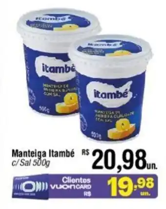 Fort Atacadista Manteiga Itambé c/Sal 500g oferta