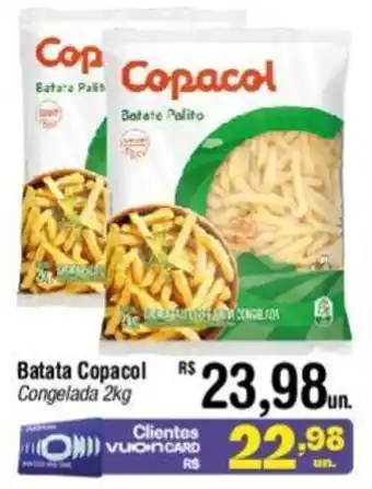 Fort Atacadista Batata Copacol Congelada 2kg oferta