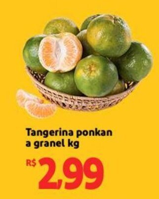 Tangerina Ponkan a granel 1kg