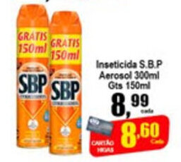 Higa's Supermercado Inseticida S.B.P Aerosol 300ml Gts 150ml oferta