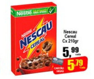 Higa's Supermercado Nescau Cereal Cx 210g oferta