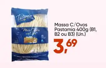 Massa c/Ovos Pastamia 400g (B1. B2 ou B3) (un.)