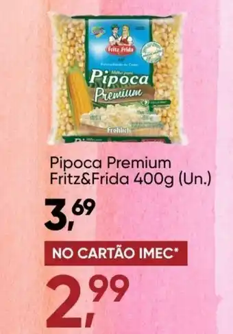 Imec Supermercados Pipoca Premium Fritz&Frida 400g (un.) oferta