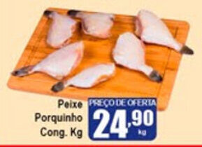 Higa's Supermercado Peixe Porquinho Cong. 1kg oferta