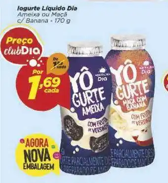 Dia Iogurte Liquido Dia Ameixa Ou Maça C Banana 170g oferta