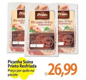 Atacadão Picanha Suína Prieto Resfriada Preço por quilo na pacote oferta