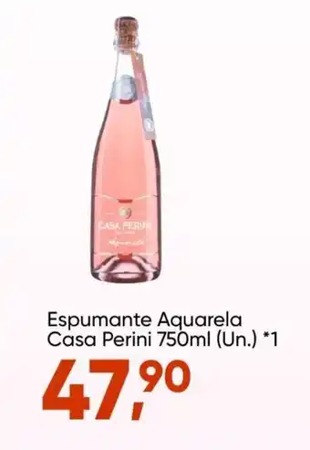 Imec Supermercados Espumante Aquarela casa Perini 750ml oferta