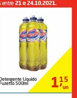 Tenda Atacado Detergente liquido fuzetto 500 ml oferta