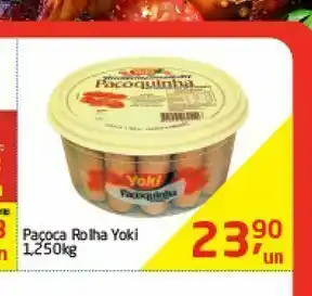 Tenda Atacado Paçoca rolha yoki 1,250 kg oferta