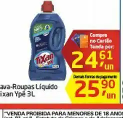 Tenda Atacado Laca;roupas liquido tixan oferta