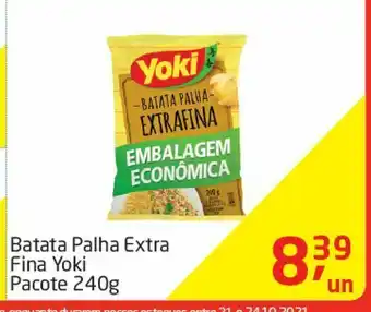 Tenda Atacado Batata palha extra fina yoki 240 g oferta