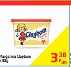 Tenda Atacado Margarina claybom 500 g oferta