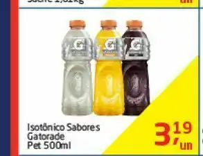 Tenda Atacado Isotonico sabores gatorade oferta