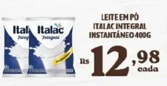 Bahamas Supermercados LEITE EM PÓ ITALAC INTEGRAL INSTANTÂNEO 400G oferta