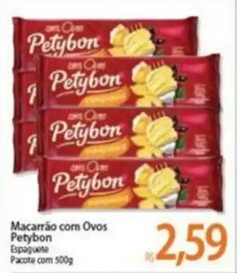 Atacadão Macarrao com Ovos Petybon 500g oferta