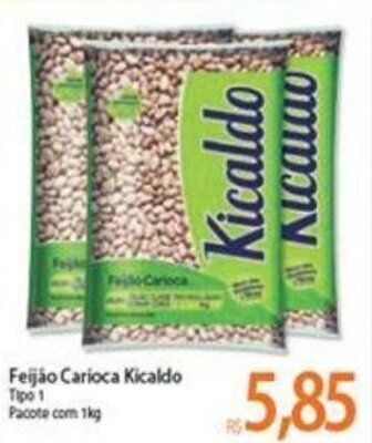 Atacadão Feijao Carioca Kicaldo 1kg oferta