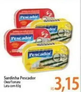 Atacadão Sardinha Pescador 83g oferta