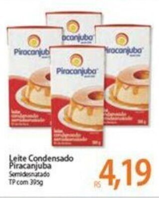 Atacadão Leite Condensado Piracanjuba 395g oferta