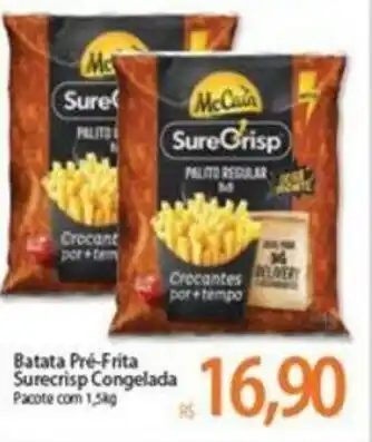 Atacadão Batata Pre-Frita SureCrisp congelada 1.5kg oferta