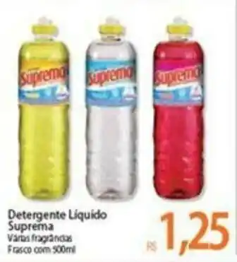 Atacadão Detergente Liquido Suprema 500ml oferta