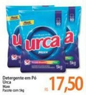 Atacadão Detergente em po Urca Maxx 5kg oferta