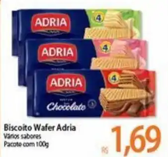 Atacadão Biscoito Wafer Adria 100g oferta