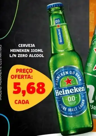 Trimais Supermercado CERVEJA HEINEKEN 330ML L/N ZERO ALCOOL oferta