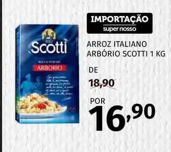 Arroz Italiano Arbório Scotti 1kg