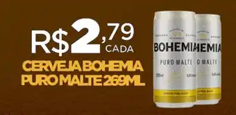 DB Supermercados CERVEJA BOHEMA PURO MALTE 269ML oferta