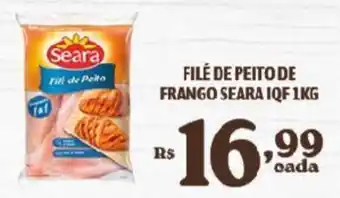 Bahamas Supermercados FILÉ DE PEITO DE FRANGO SEARA IQF 1KG oferta