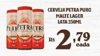 Bahamas Supermercados CERVEJA PETRA PURO MALTE LAGER LATA 350ML oferta