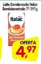 Cercadão Leite Condensado Italac Semidesnatado TP 395g oferta