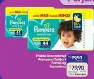 Superpão Pampers - fralda descartável confort fortebag oferta