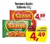 Cercadão Tempero Sazón Sabores 60g oferta