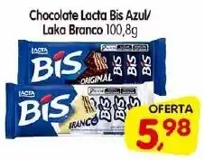 Cercadão Chocolate Lacta Bis Azul/ Laka Branco 100,8g oferta