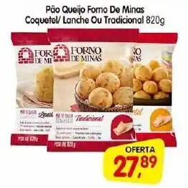 Cercadão Pão Queijo Foro De Minas Coquetel/Lanche Ou Tradicional 820g oferta