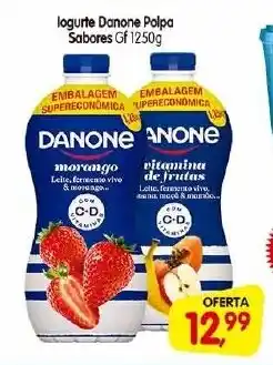 Cercadão logurte Danone Polpa Sabores Gf 1250g oferta