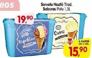 Cercadão Sorvete Nestlé Trad. Sabores Pote 1,5L oferta