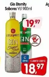 Cercadão Gin Eternity Sabores Vd 900ml oferta