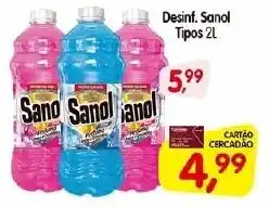 Cercadão Desinf. Sanol Tipos 2L oferta