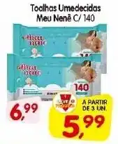 Cercadão Toalhas Umedecidas Meu Nenê C/ 140 oferta