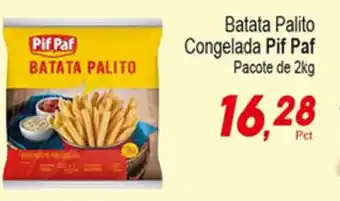 Batata Palito Congelada Pif Paf 2kg
