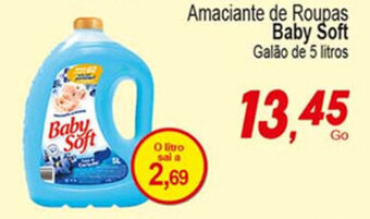 Villefort Atacadista Amaciante De Roupas Baby Soft 5L oferta