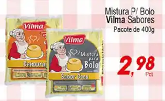 Villefort Atacadista Mistura p/Bolo Vlma Sabores 400g oferta