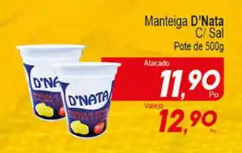 Villefort Atacadista Manteiga D'Nata c/sal 500g oferta