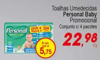 Villefort Atacadista Personal Baby oferta