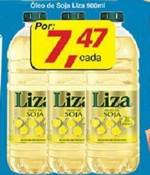 Supermercados Guanabara Oleo de Soja Liza 900ml oferta