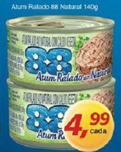 Supermercados Guanabara Atum Ralado 88 Natural 140g oferta