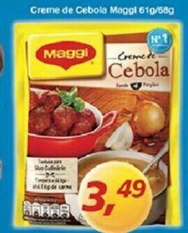 Supermercados Guanabara Creme de cebola Maggi 61g/58g oferta
