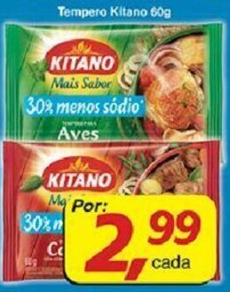 Supermercados Guanabara Tempero Kitano 60g oferta